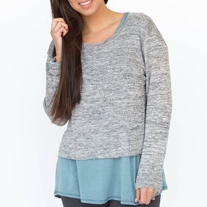 Pullover heather gray